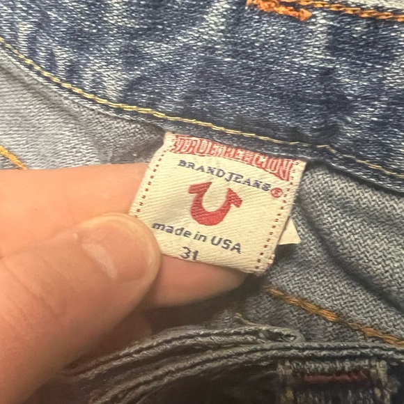 True Religion World Tour Bobby Big T flared jeans. - Picture 6 of 7